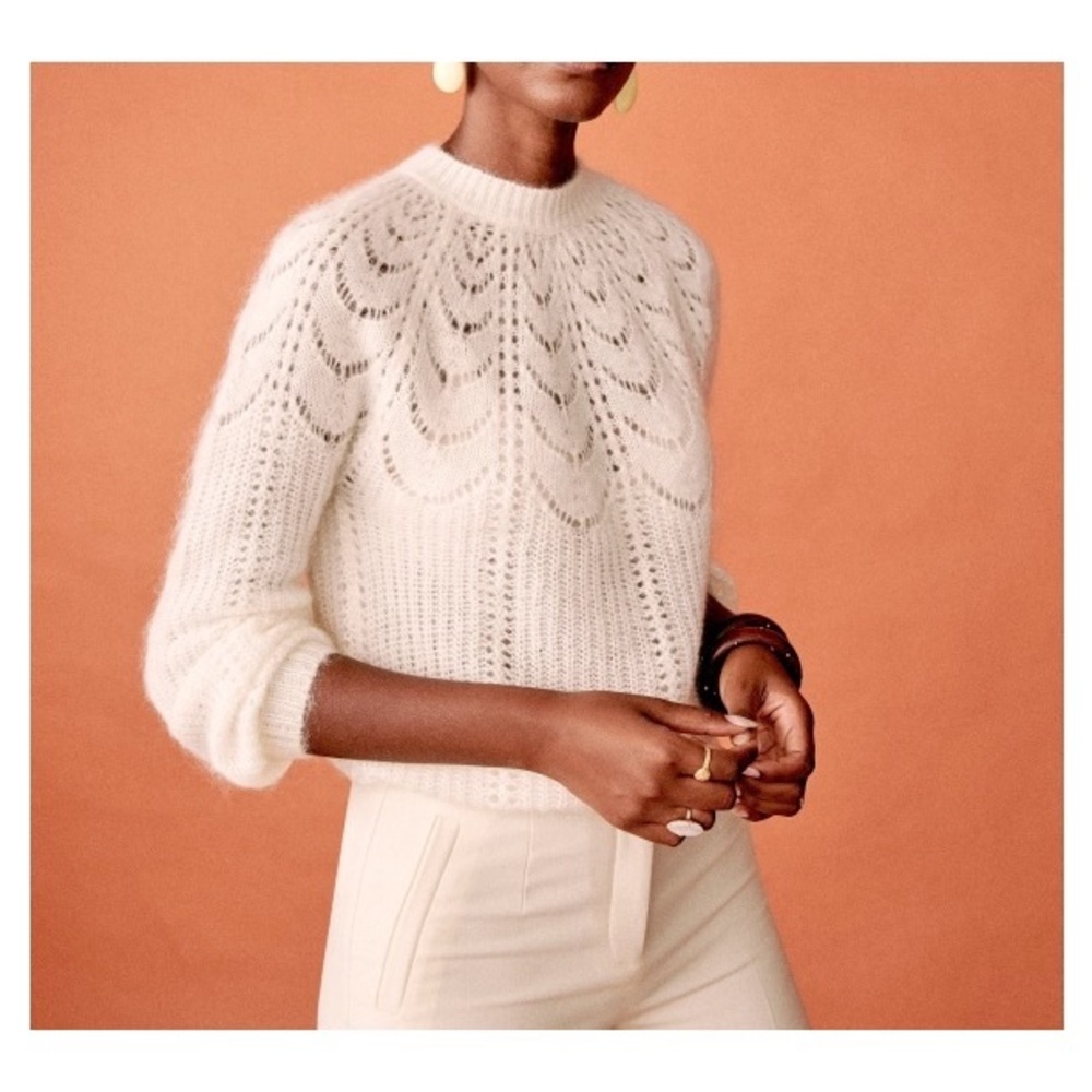 Sézane Paulin Jumper Ecru - Picture 10 of 12